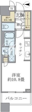 ブリリアタワーズ目黒 N-501 間取り図