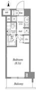 アビタシオン神楽坂 302 間取り図