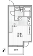 アレーロ代々木 101 間取り図