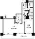 リバーポイントタワー 1206 間取り図