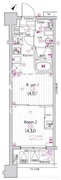 ガーラ雑色グランドステージ 214 間取り図