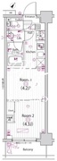 ガーラ雑色グランドステージ 417 間取り図