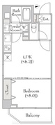 ルミーク大森 503 間取り図
