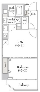 ルミーク大森 703 間取り図