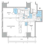 ルフォンプログレ北新宿 1306 間取り図