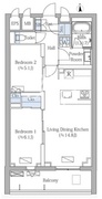 モクシオンプレミアム四谷大京町 102 間取り図