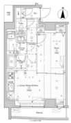 プレミアムキューブG市谷甲良町 1401 間取り図