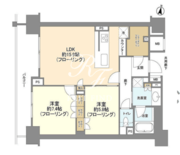 ブランズ渋谷常盤松 603 間取り図