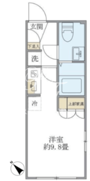 プラティーク清澄庭園 301 間取り図