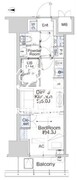 ベルファース蒲田ウエスト 1105 間取り図