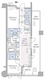 リビオ上野池之端 501 間取り図