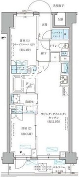 パークアクシス文京本郷 605 間取り図