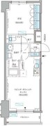 パークアクシス文京本郷 608 間取り図