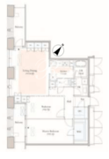 Dマークス西新宿タワー 2109 間取り図