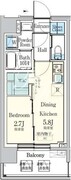 デュオフラッツ東品川　－ＯＴＯ－ 602 間取り図