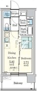 デュオフラッツ東品川　－ＯＴＯ－ 503 間取り図