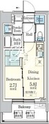 デュオフラッツ東品川　－ＯＴＯ－ 302 間取り図