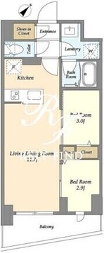 ドゥーエ三ノ輪3 703 間取り図