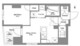 アジールコート浜松町 303 間取り図