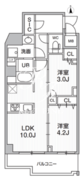 エスレジデンス千住大橋ブロード 601 間取り図