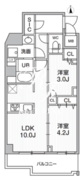 エスレジデンス千住大橋ブロード 701 間取り図
