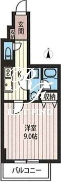 エスティメゾン秋葉原 603 間取り図