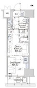 ベルファース蒲田ウエスト 1404 間取り図