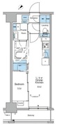ルフォンリヴェント門前仲町 1003 間取り図