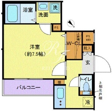 ディアレイシャス池尻大橋 408 間取り図