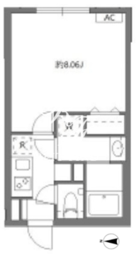 セレヌコート池袋本町 202 間取り図