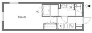 セレヌコート池袋本町 206 間取り図