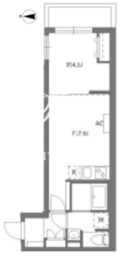 セレヌコート池袋本町 301 間取り図