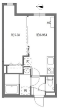 セレヌコート池袋本町 303 間取り図