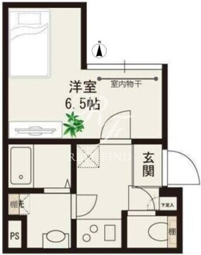 スカイラックス馬込 502 間取り図