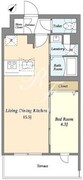 ルネサンスコート祐天寺テラス 102 間取り図