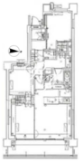 パークシティ高田馬場 130 間取り図