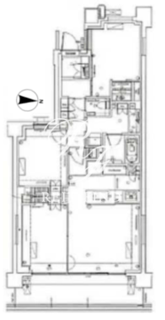 パークシティ高田馬場 130 間取り図