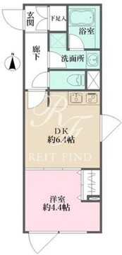 アトリオフラッツ自由が丘 301 間取り図