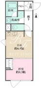 アトリオフラッツ自由が丘 404 間取り図