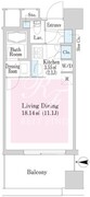セントラルパークタワー・ラ・トゥール新宿 1108 間取り図