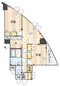 オーパスホームズ白山 1001 間取り図