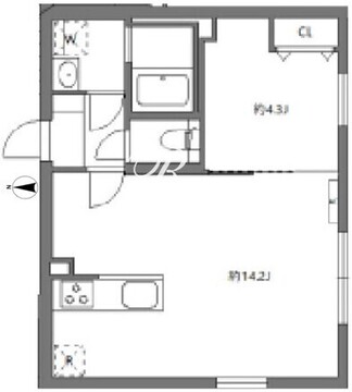 セレヌコート新江古田 201 間取り図