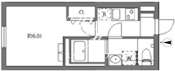 セレヌコート新江古田 206 間取り図