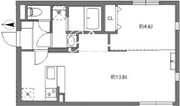 セレヌコート新江古田 302 間取り図