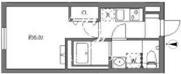 セレヌコート新江古田 306 間取り図