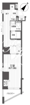 メイクスデザイン渋谷本町 203 間取り図