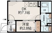 カーサリュクス大島 101 間取り図