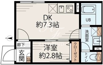 カーサリュクス大島 101 間取り図