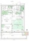 晴海フラッグ PARK-T-33階55.34㎡ 間取り図