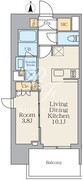 クレストコート王子 501 間取り図